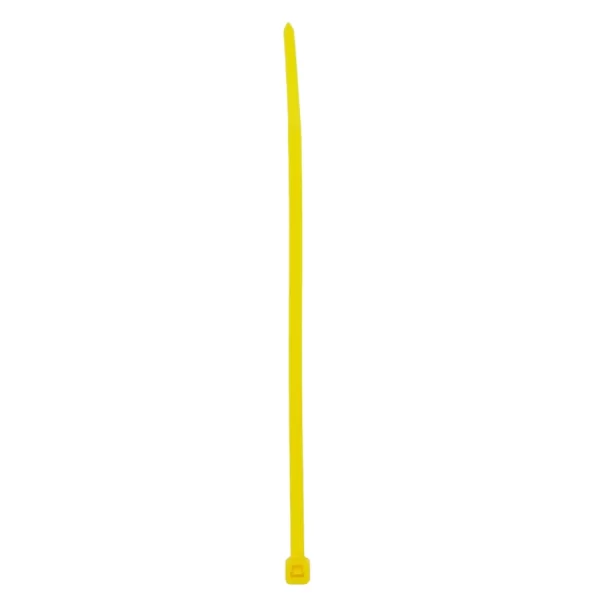 114256_01 Cinchos plásticos 300 x 4.6 mm, tensión 22 kg de 50 piezas, color amarillo Surtek
