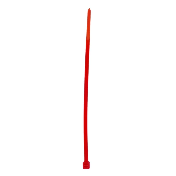 114258_01 Cinchos plásticos 300 x 4.6 mm, tensión 22 kg de 50 piezas, color rojo Surtek