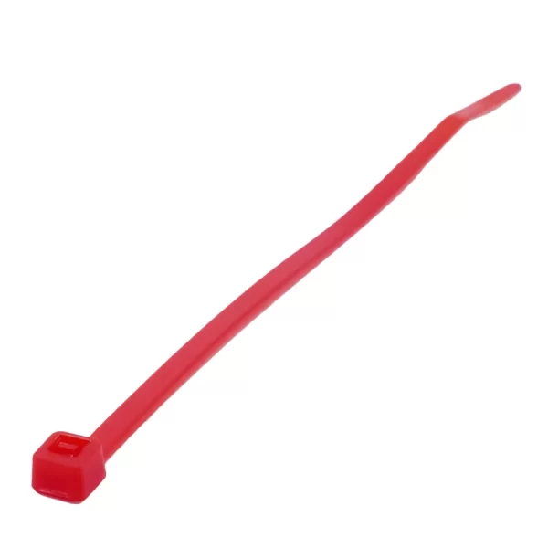 114258_02 Cinchos plásticos 300 x 4.6 mm, tensión 22 kg de 50 piezas, color rojo Surtek