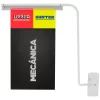 BAPEB_01 Base magnética para pescante de pasillo en góndola color blanco Urrea