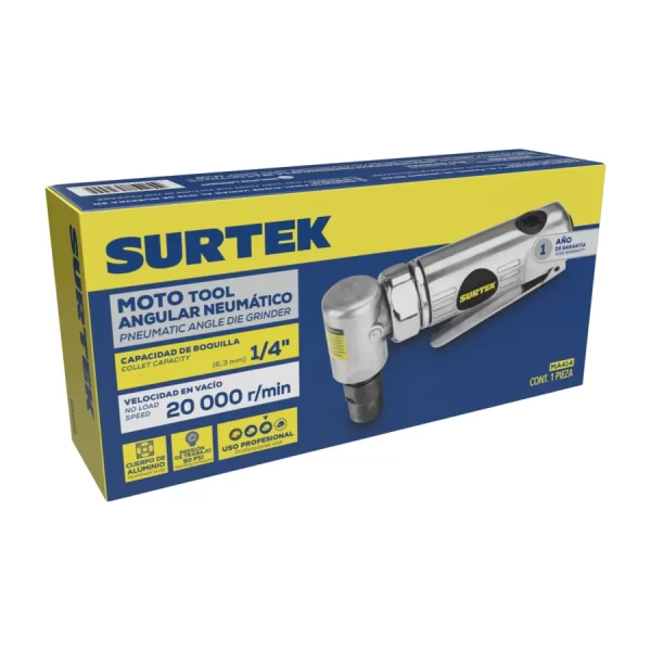 MA414_e Moto-tool neumático angular 1/4" 20,000 RPM Surtek