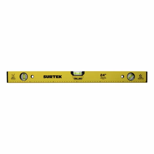 N24M_f Nivel magnético de aluminio 24" Surtek