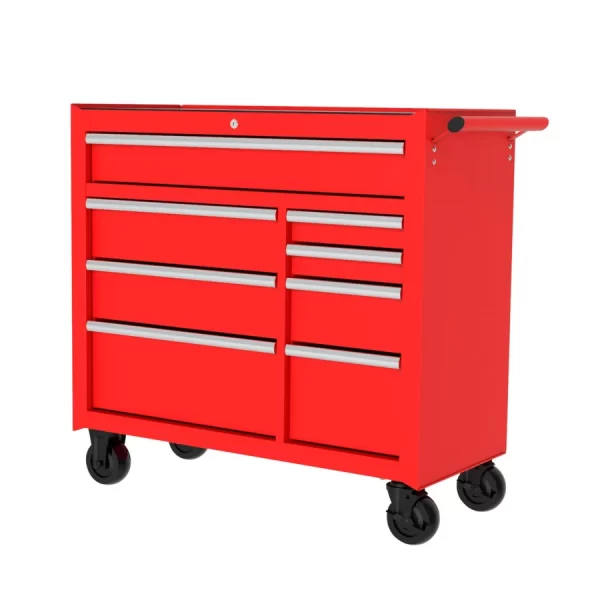 P41M8 Gabinete móvil 11 gavetas color rojo serie P 41" Urrea