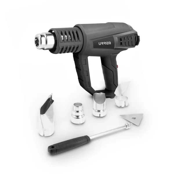 PC818_01 Pistola de calor contra sobrecalentamiento 1800 W, 50°C a 600°C, 120 V, 6 acc Urrea