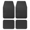 TA4N Juego de tapetes para auto, 4 piezas, color negro Surtek
