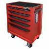 IN27M5_02 Gabinete móvil con 5 gavetas color rojo y negro 27" serie IN Urrea