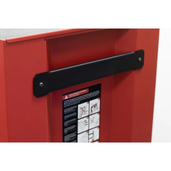 IN27M5_pt01 Gabinete móvil con 5 gavetas color rojo y negro 27" serie IN Urrea