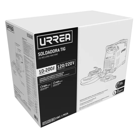 ST1120-BV_e Soldadora inverter TIG de 1 fase 110 - 220 V, 200 A Urrea
